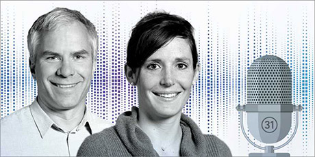 Martin Ackermann und Tanja Stadler. (Bild: ETH Zürich) 