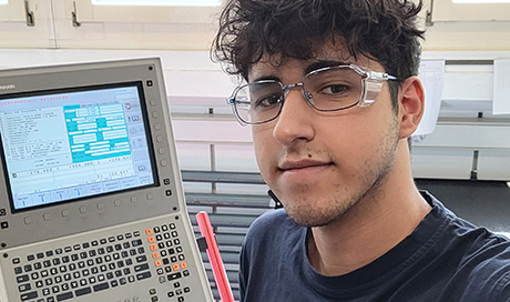 Rohat Sihyürek, who arrived at PSI in 2017, made high-precision components in small numbers. (Photo: Rohat Sihyürek) 