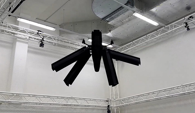  Morpho, die Drohne, deren Flügel sich den Windverhältnissen anpassen, um ihre Flugzeit zu verlängern © 2023 Elythor 