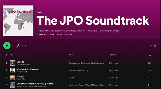 The JPO soundtrack