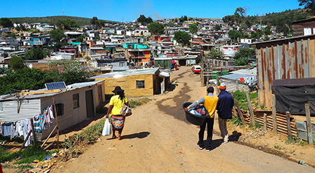 Informal settlement in South Africa